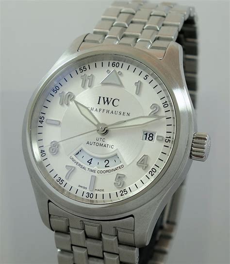 iwc calibre 3251|The IWC UTC Pilot’s Watch 3251 watch hands.